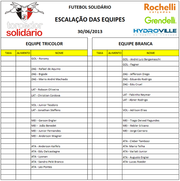 escalacao